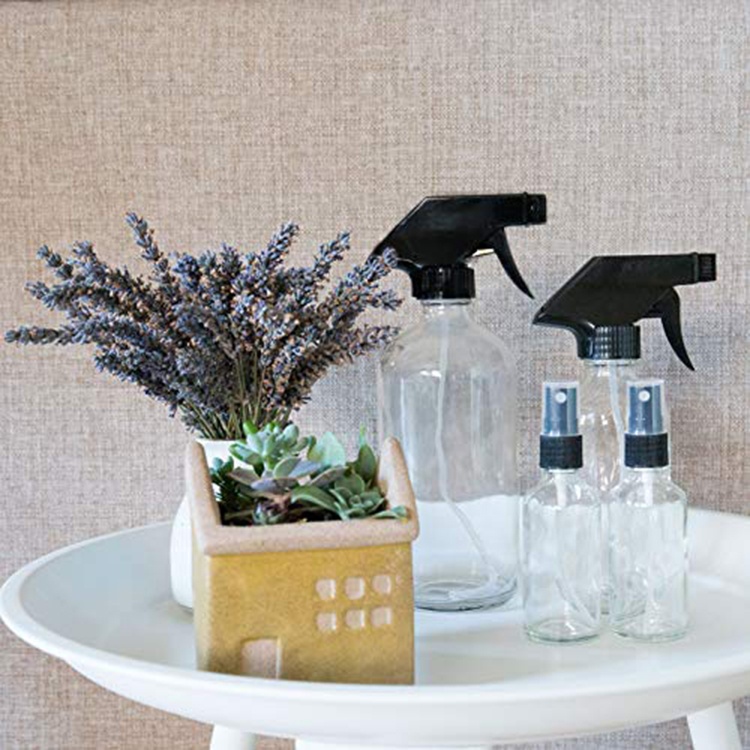 16 oz Clear Glass Spray Bottles Mist Plant Custom Spray Bottles