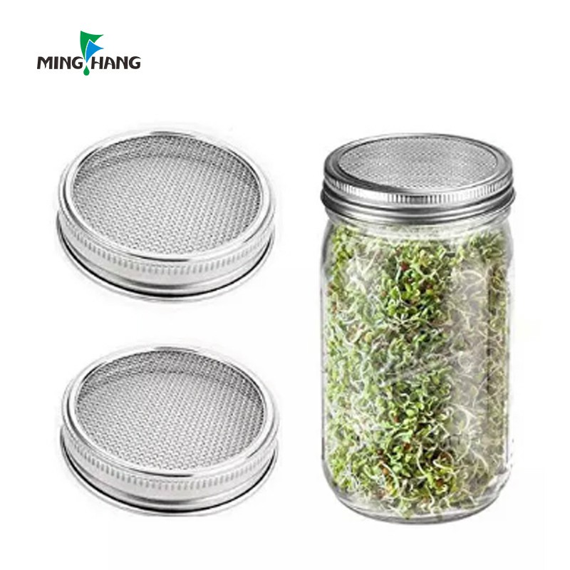 16 oz clear round mason decoration glass bottle for germination or plant cultivation