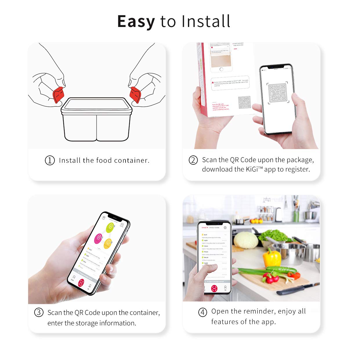 1650ml Food Grade Pantry Organizer Rectangle Spice Cookie Plastic Storage Jar Container In Bulk