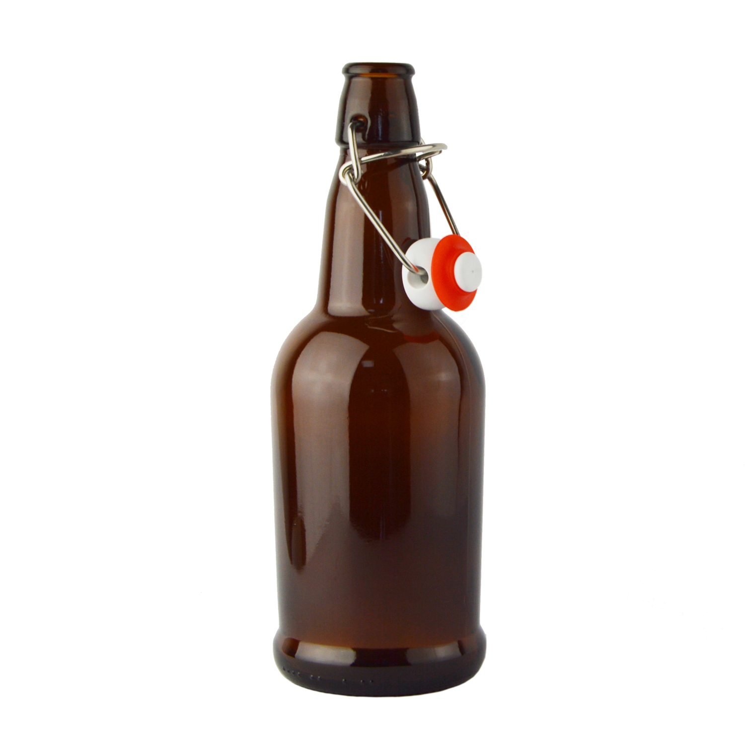 16OZ Wholesale 500ml brown beer bottles with ceramic swing top CYC-498