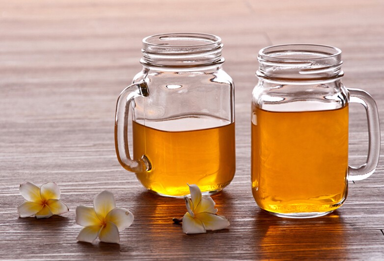 16OZ beer glass glass ball mason Jar with handle