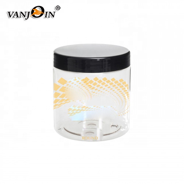 16oz 100ml 200ml of 89/400 Wide Mouth Clear Wide Mouth Round Plastic Jars