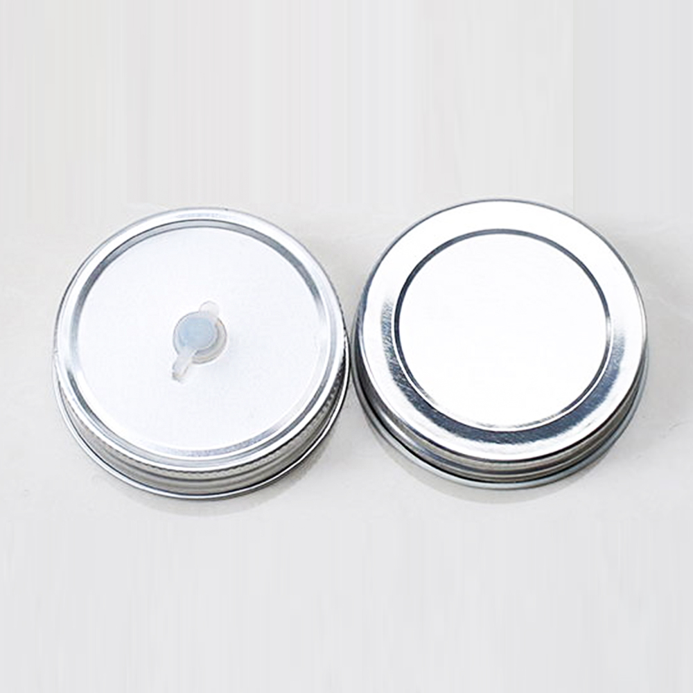 16oz 20oz Glass Mason Jar With Handle Juice Mugs For Beverage Drinking With Metal Lids With Straw