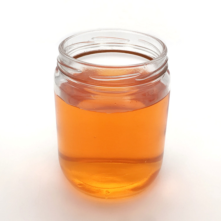 16oz 450ml round clear straight side wide mouth glass jar with metal lid