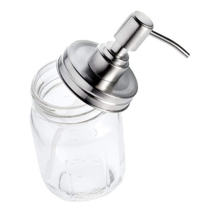 16oz 480ml Emulsion Liquid Glass Jar Hand Washing Liquid Mason Jar with Pump