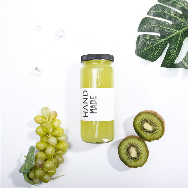 16oz 500ml Cylinder Round Glass Jar Straight Sided Glass Jars