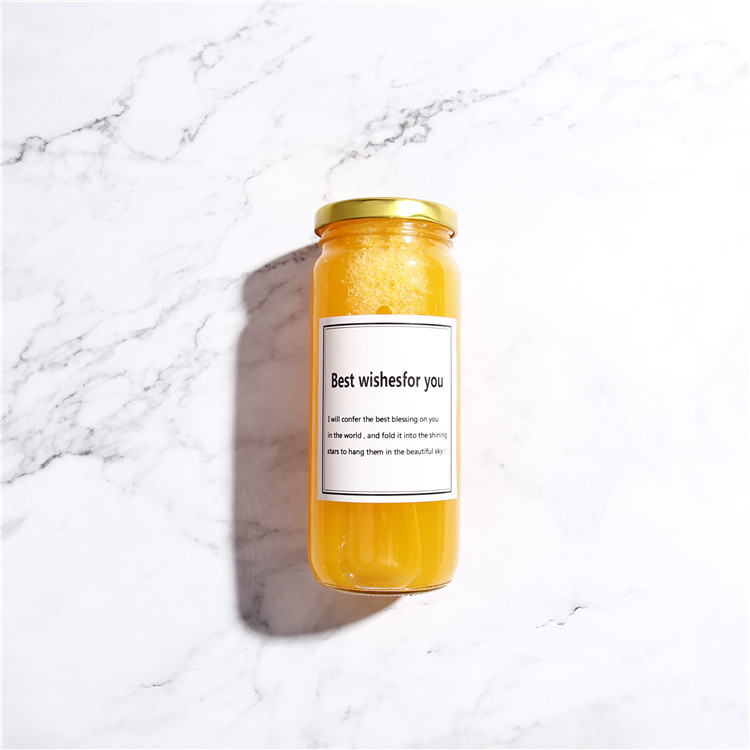 16oz 500ml Cylinder Round Glass Jar Straight Sided Glass Jars