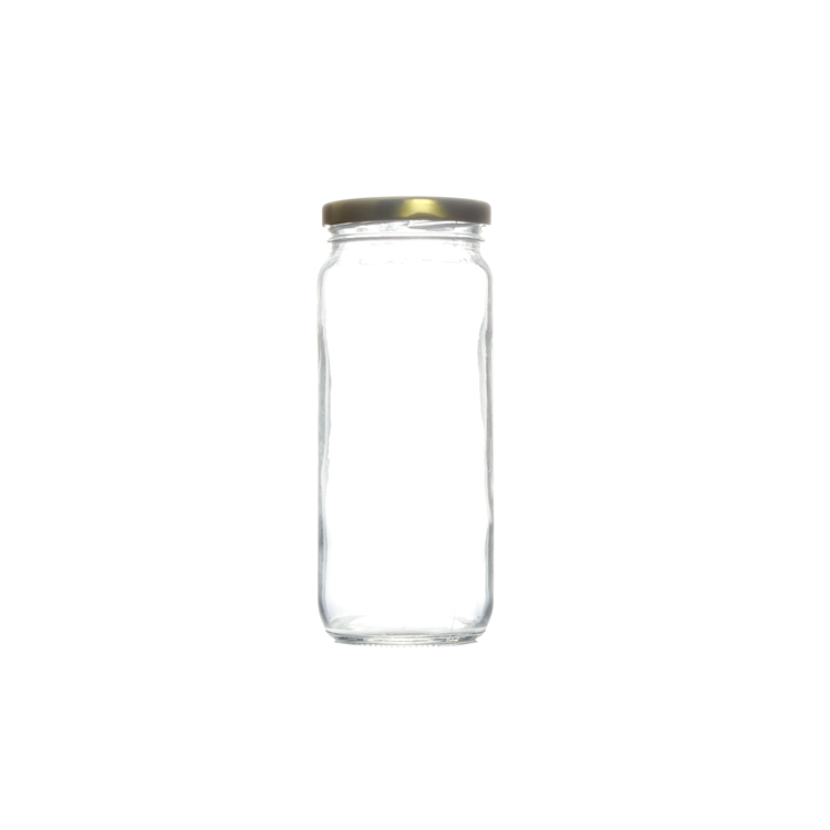 16oz 500ml Food safety glass jars for honey glass containers for jam with tin lid