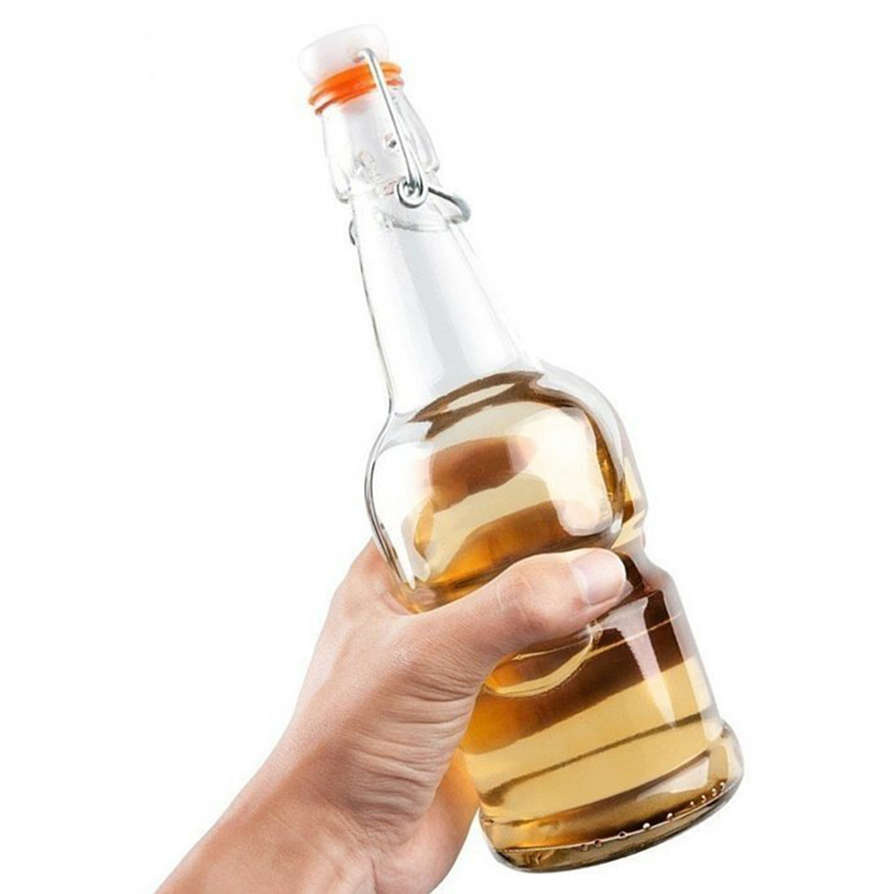 16oz Best Swing Top Glass Bottle for Carbonation, Kombucha, Home Beer Brewing