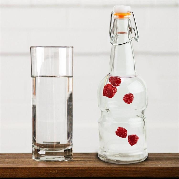 16oz Best Swing Top Glass Bottle for Carbonation, Kombucha, Home Beer Brewing