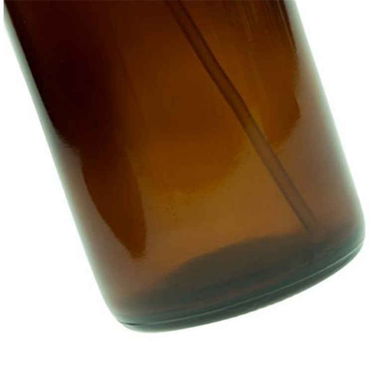 16oz Glass Boston Round Bottle With Cap Or Spray