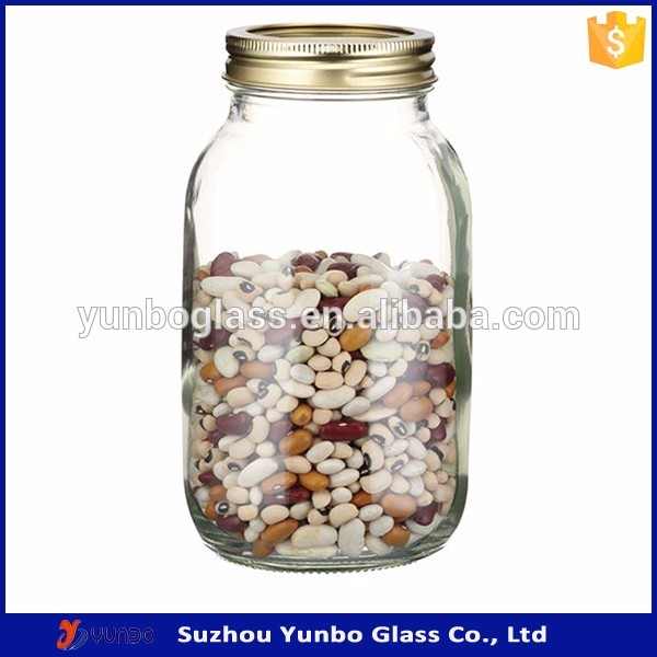 16oz Glass FLINT MAYO ROUND GLASS JAR - 70-470 NECK- Wholesale Pint Canning Jars