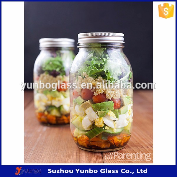 16oz Glass FLINT MAYO ROUND GLASS JAR - 70-470 NECK- Wholesale Pint Canning Jars