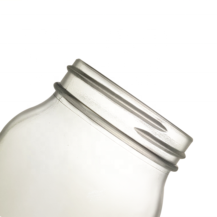 16oz Glass Jars Containers Glass Mason Jars 500ml with 70ml Metal Lids