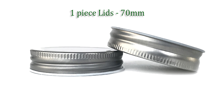 16oz Glass Jars Containers Glass Mason Jars 500ml with 70ml Metal Lids