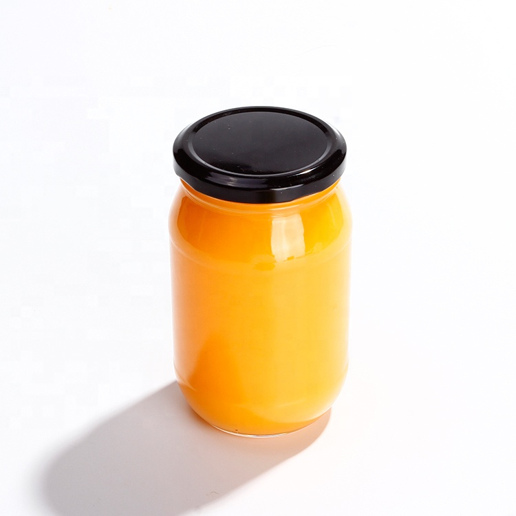 16oz Round Pickled Jar 500ml Mayonnaise Glass Jar With 82mm Metal Twist Off Lid