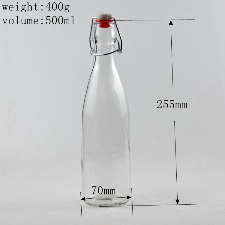 16oz Swing Top Glass Bottles Flip Top Brewing Bottles For Kombucha, Kefir, Beer