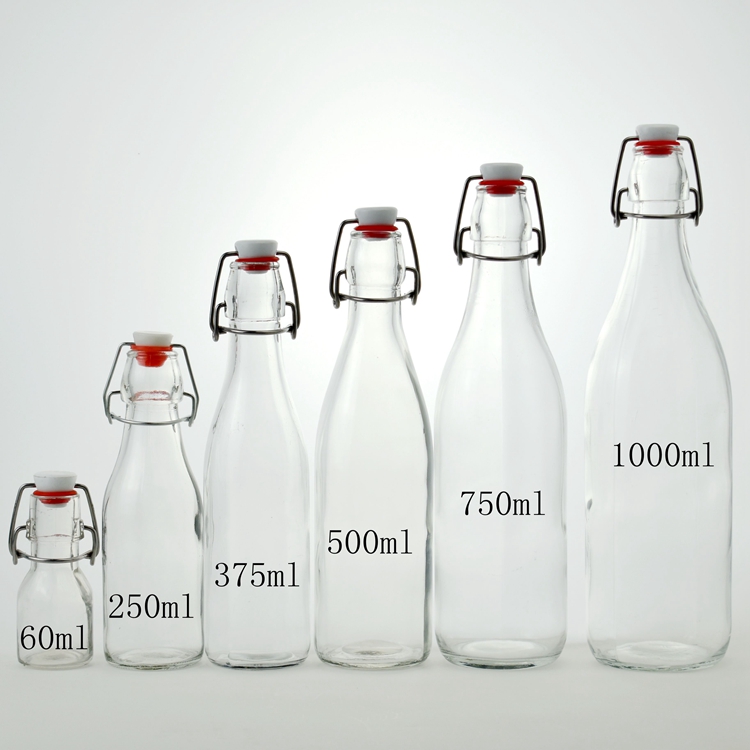 16oz Swing Top Glass Bottles Flip Top Brewing Bottles For Kombucha, Kefir, Beer