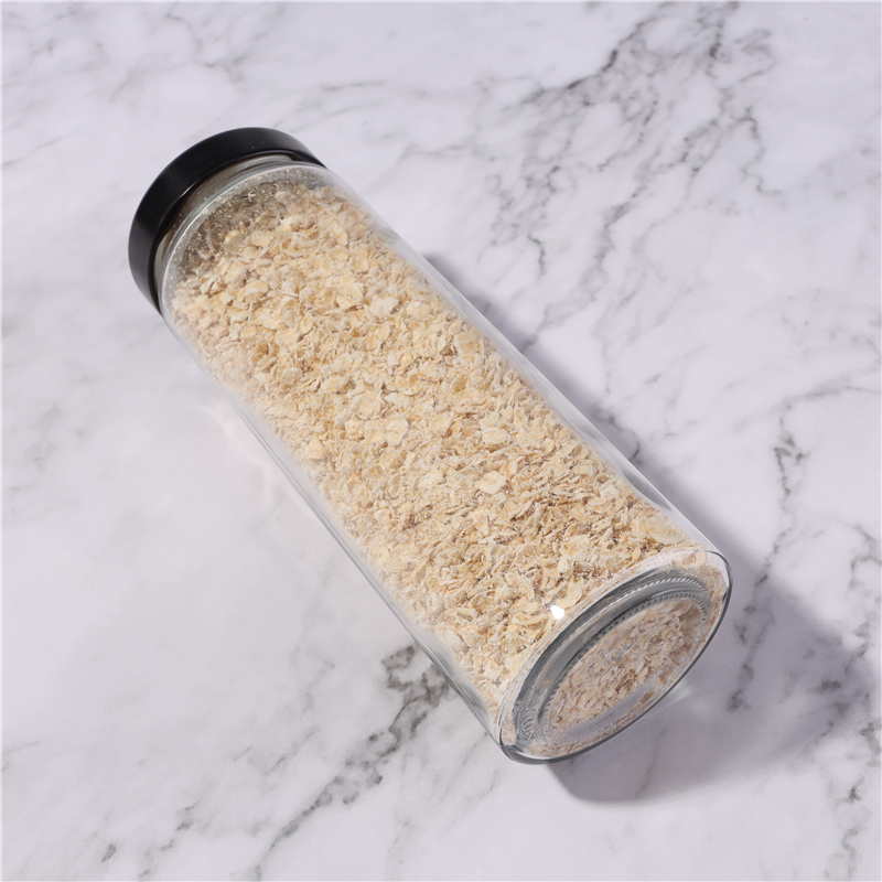 16oz Wholesale Paragon Glass Bottle For Soy Kitchen Food Storage With Wide Mouth Metal Twist Off Lids