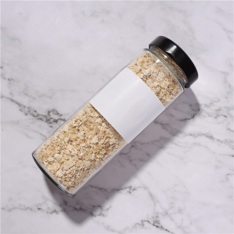 16oz Wholesale Paragon Glass Bottle For Soy Kitchen Food Storage With Wide Mouth Metal Twist Off Lids