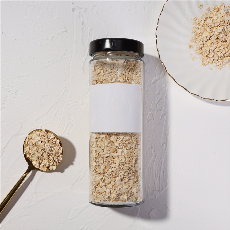 16oz Wholesale Paragon Glass Bottle For Soy Kitchen Food Storage With Wide Mouth Metal Twist Off Lids