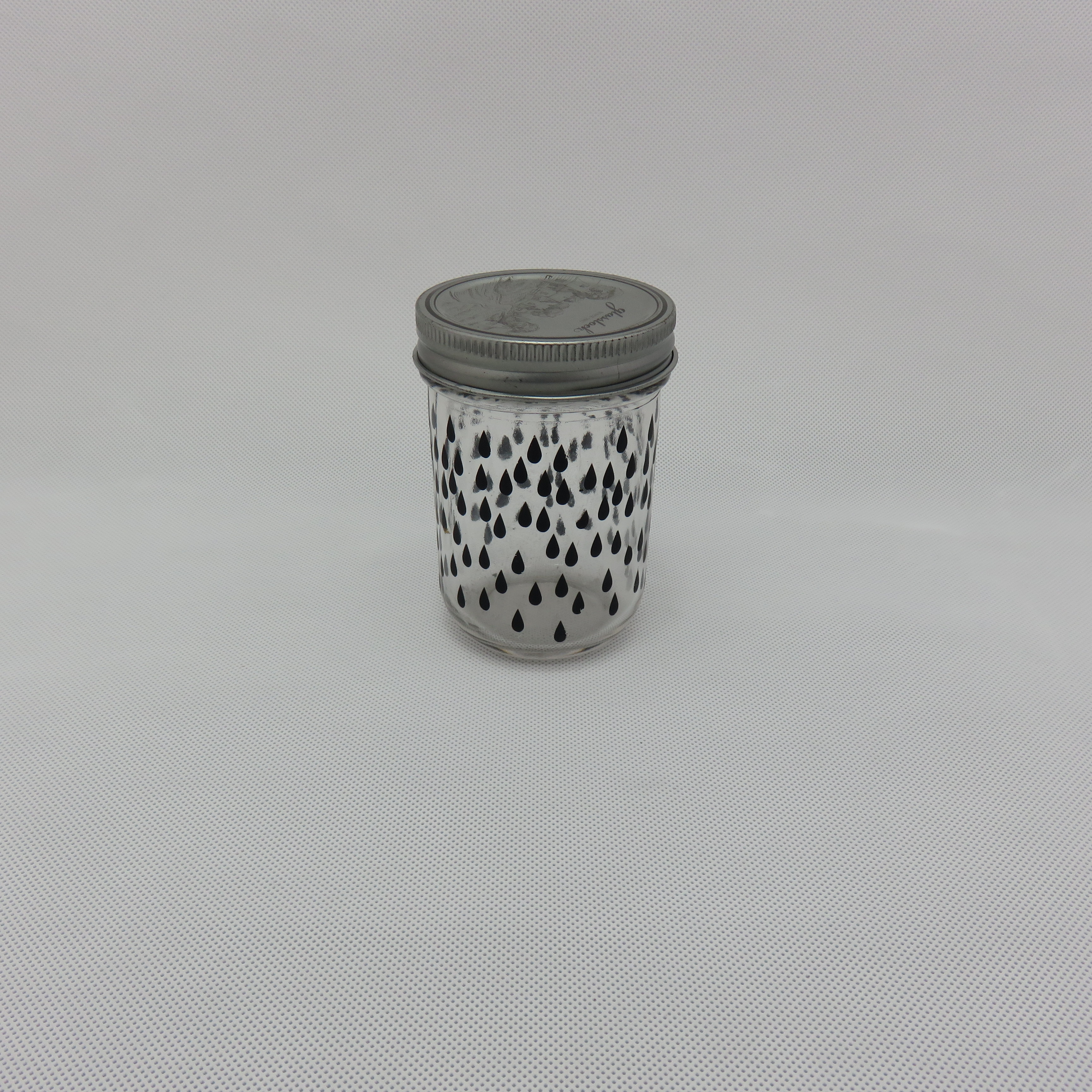 16oz clear wide mouth glass mason canning jar, glass mason jar with solid lid