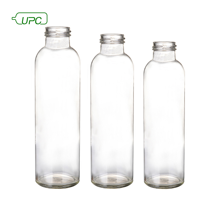 16oz glass juice bottle