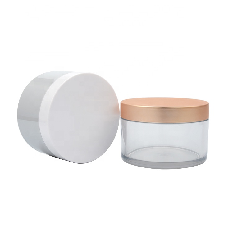 170ml 6oz hair cream plastic pet clear jar empty private label large 8oz cosmetic jars plastic 200ml 8 oz cosmetic jars