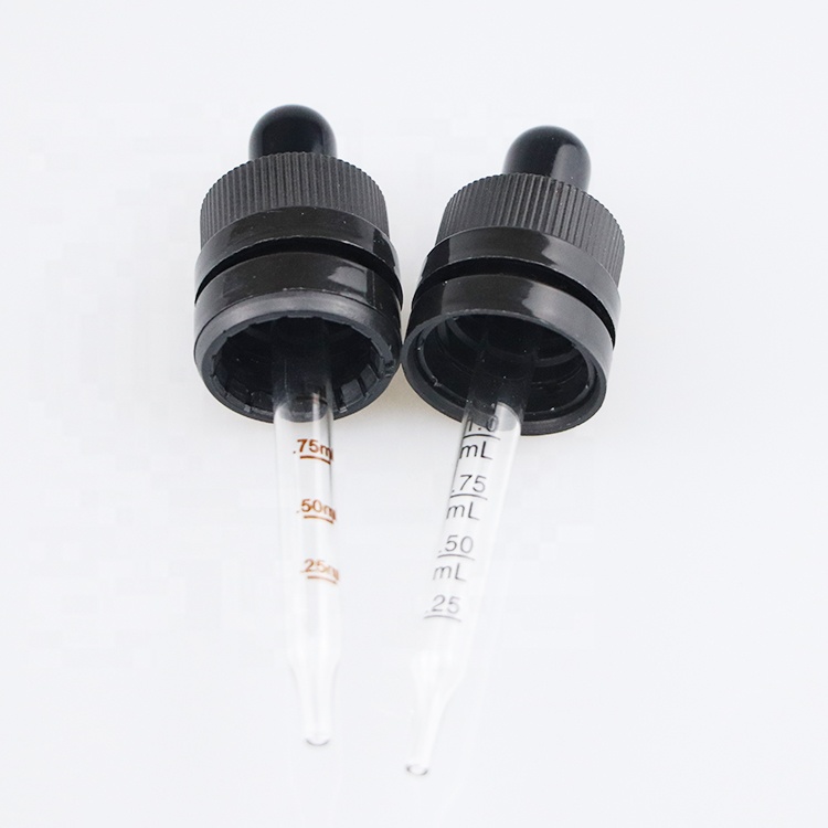 18/410 plastic glass dropper with scale pipette CRC&TE