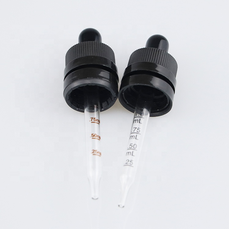 18/410 plastic glass dropper with scale pipette CRC&TE