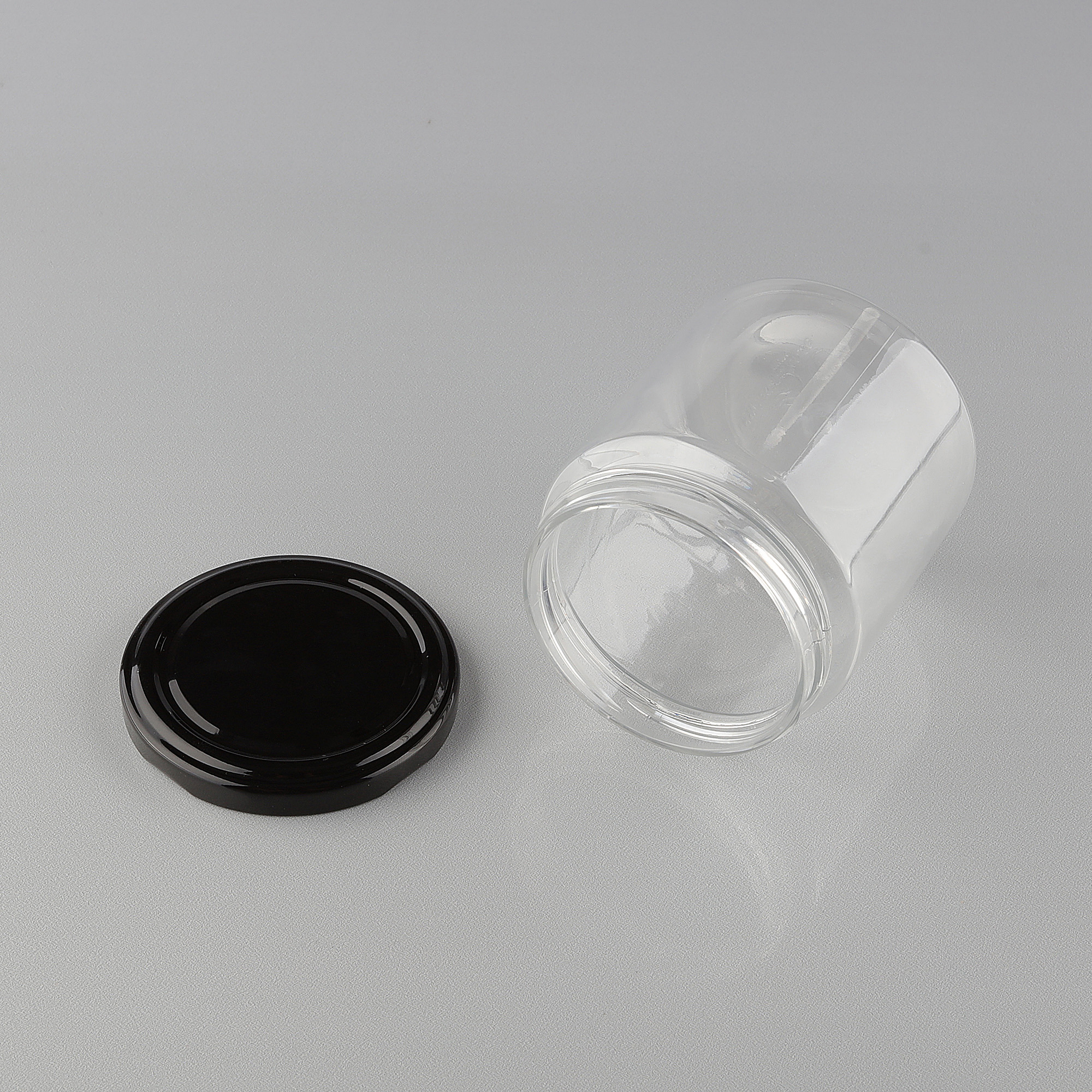 180ML Hexagon luxury food packaging jar biodegradable storage jars
