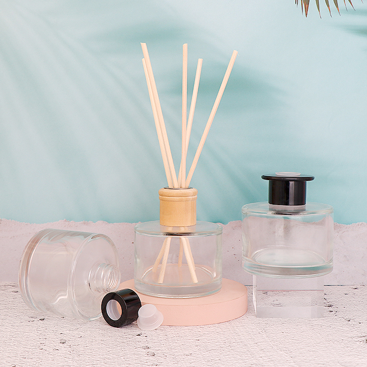 180ml 200ml Home decoration reed diffuser glass perfume aromatherapy bottles