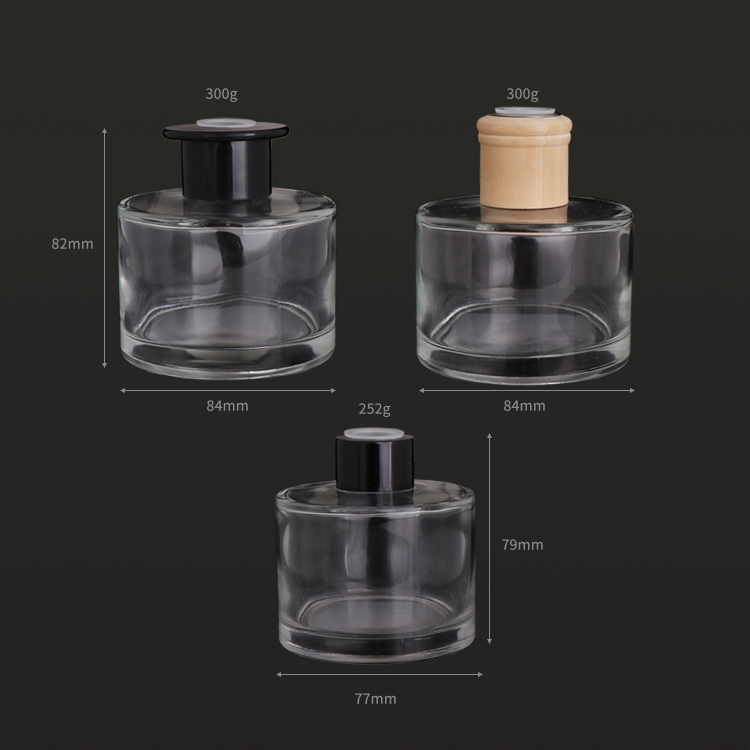 180ml 200ml Home decoration reed diffuser glass perfume aromatherapy bottles