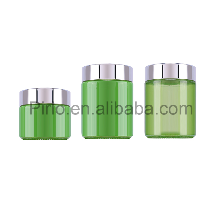 180ml 240ml 360ml transparent glass with screw lid food grade thick wall glass jar
