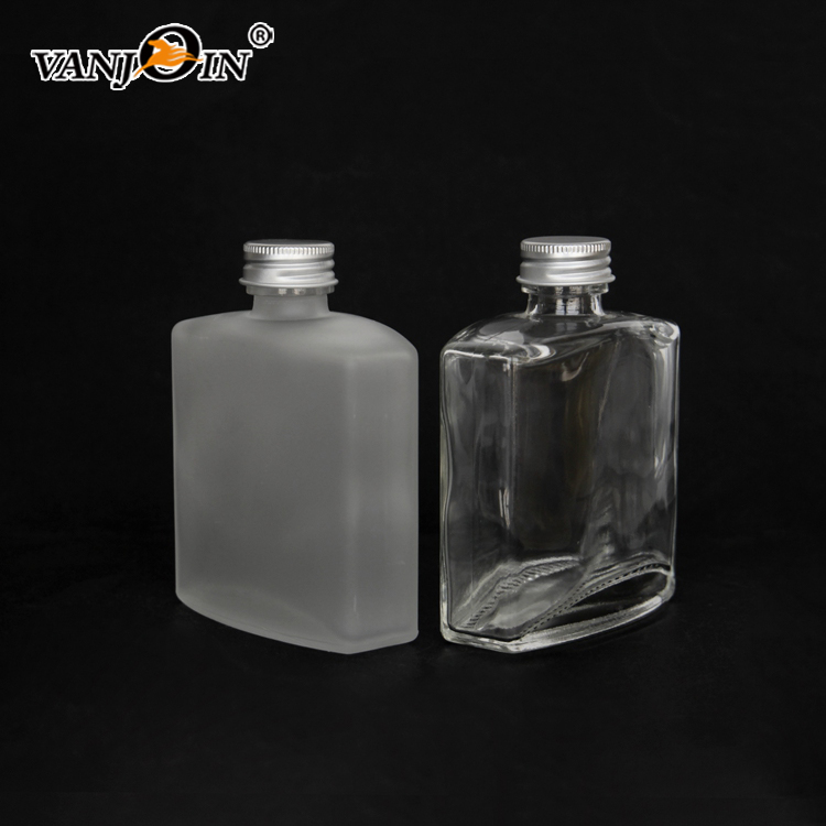 180ml 250ml Rum Wisky Glass Bottle Stout Wine Glass Bottle with Synthetic Cork and Regular Cork Stoppers