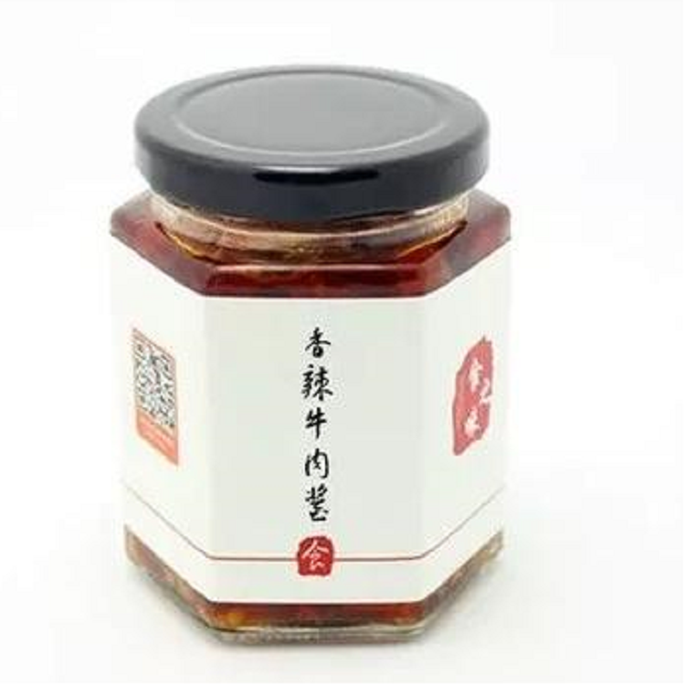180ml 280ML 380ML 500ML Hexagon Glass Bottle Honey Jam Glass Jar Food Bottle