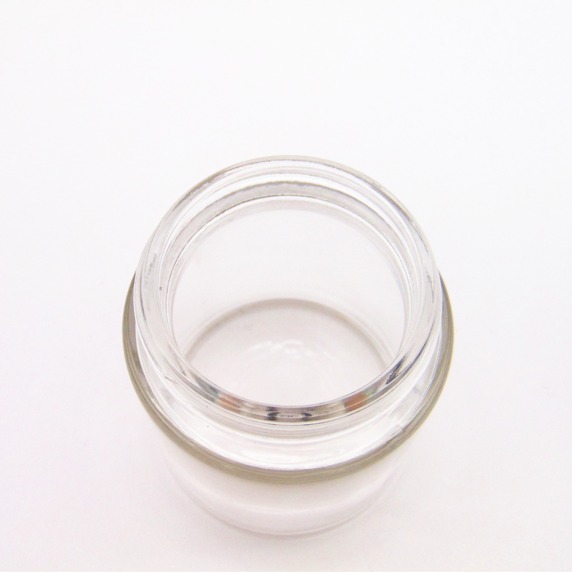 180ml/6oz clear round straight side glass jar for honey storage container