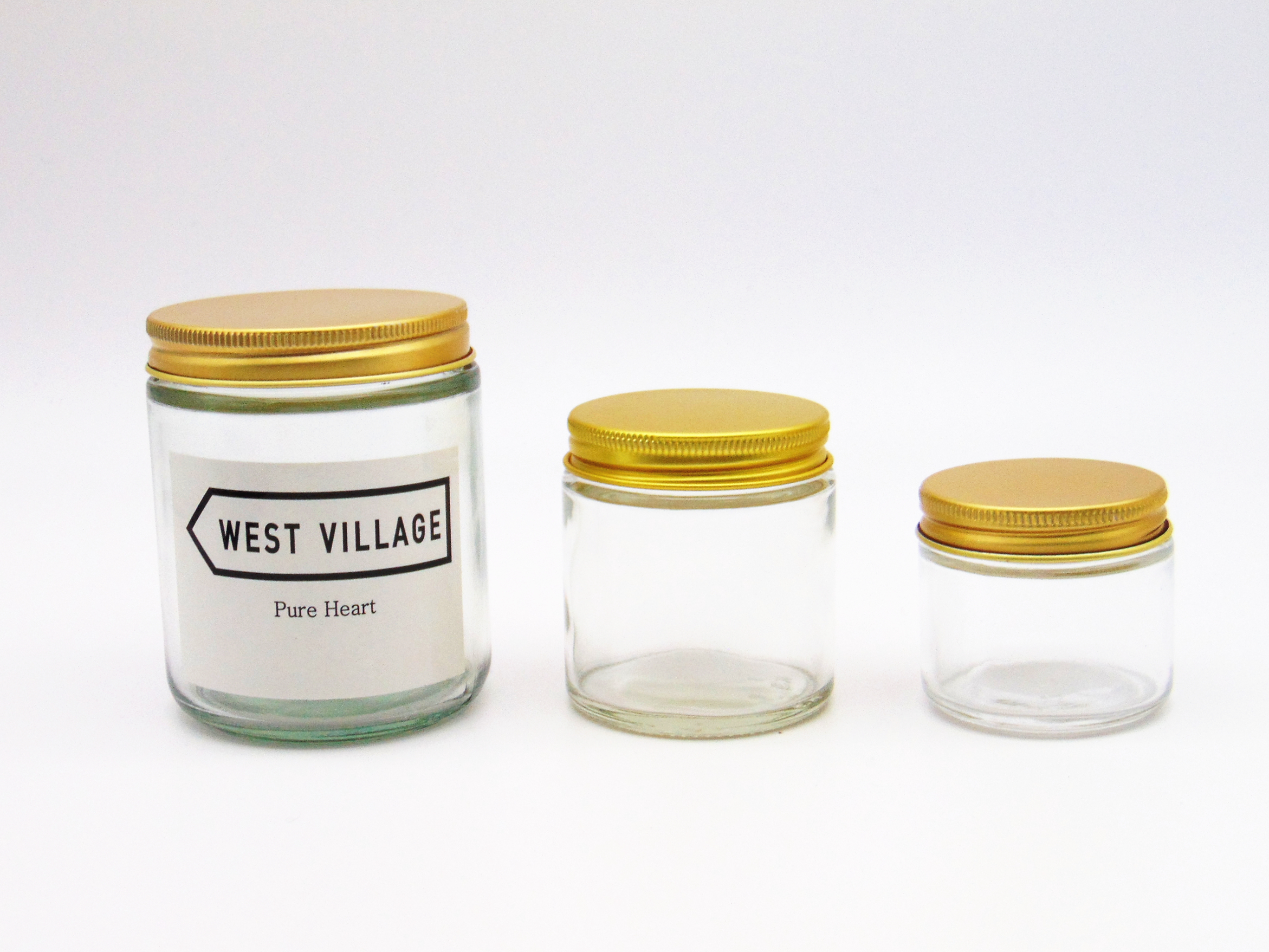180ml/6oz clear round straight side glass jar for honey storage container