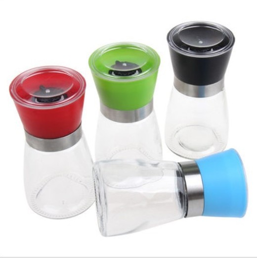 180ml Kitchen supplies Colors cap glass Condiment bottles