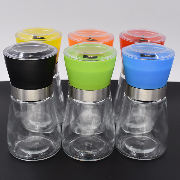 180ml Kitchen supplies Colors cap glass Condiment bottles