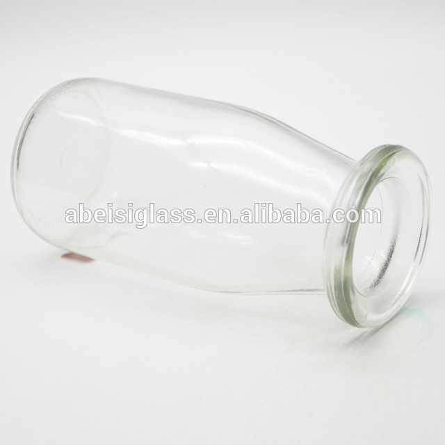 180ml pudding yogurt glass jar with plastic lid