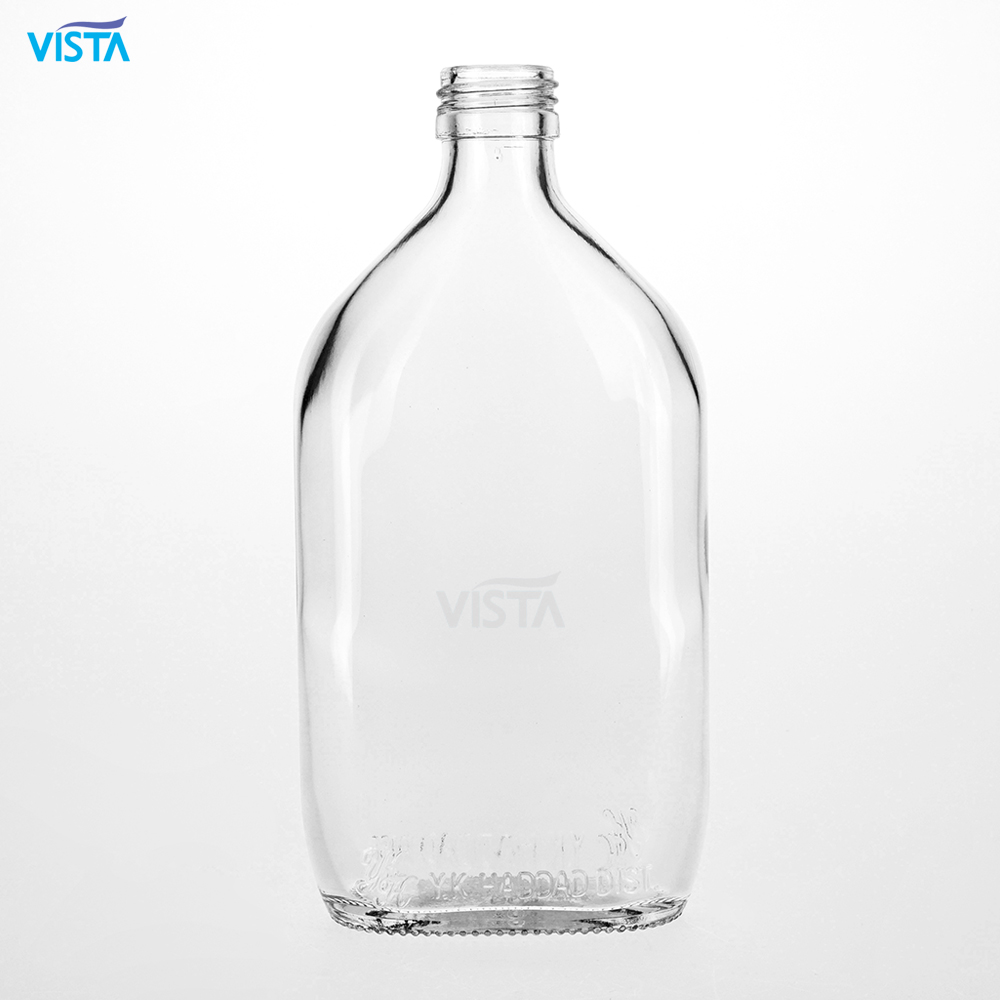 187.5ml 200ml 375ml 350ml 750ml SMALL FLASK GLASS BOTTLE with screw cap