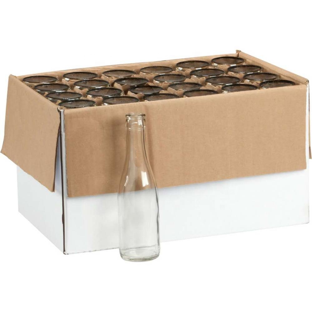 187ml Clear Flat Bottom Champagne Glass Bottles