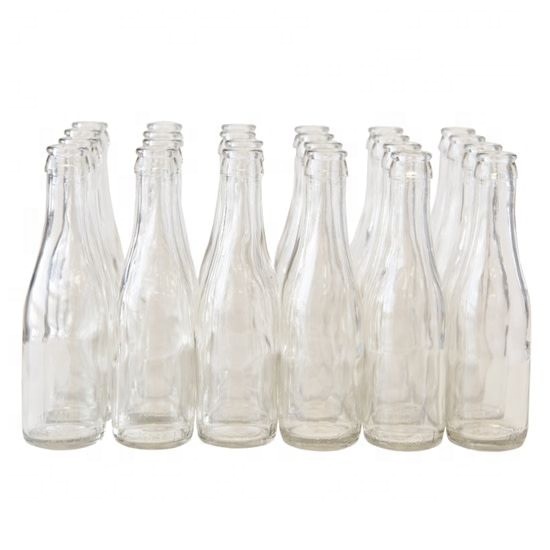 187ml Clear Flat Bottom Champagne Glass Bottles