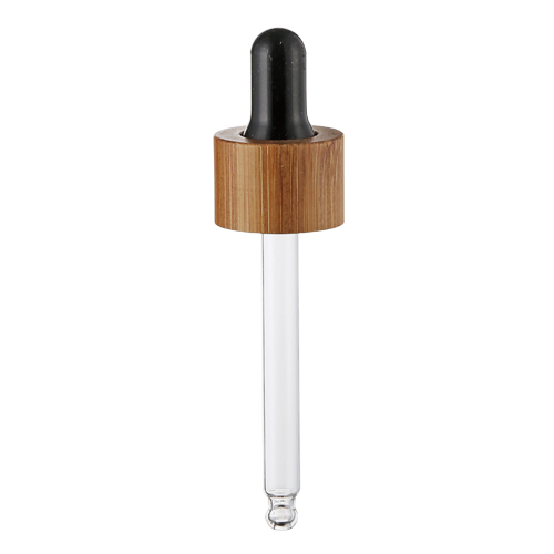 18mm PP plastic droppers lid bamboo sheet glass pipette dropper lids
