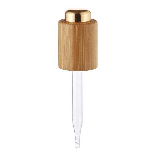 18mm PP plastic droppers lid bamboo sheet glass pipette dropper lids