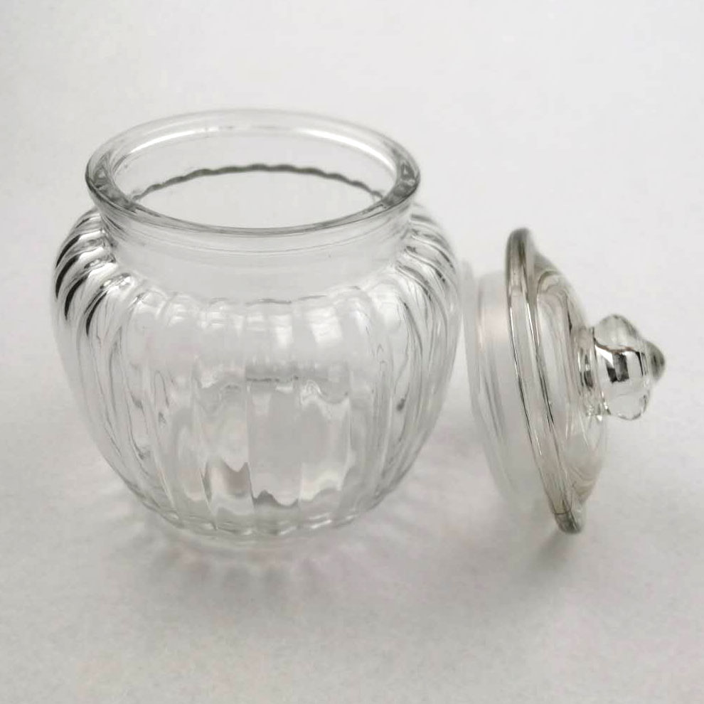 18oz and 33oz Kitchen Food Storage Pumpkin Glass Jar