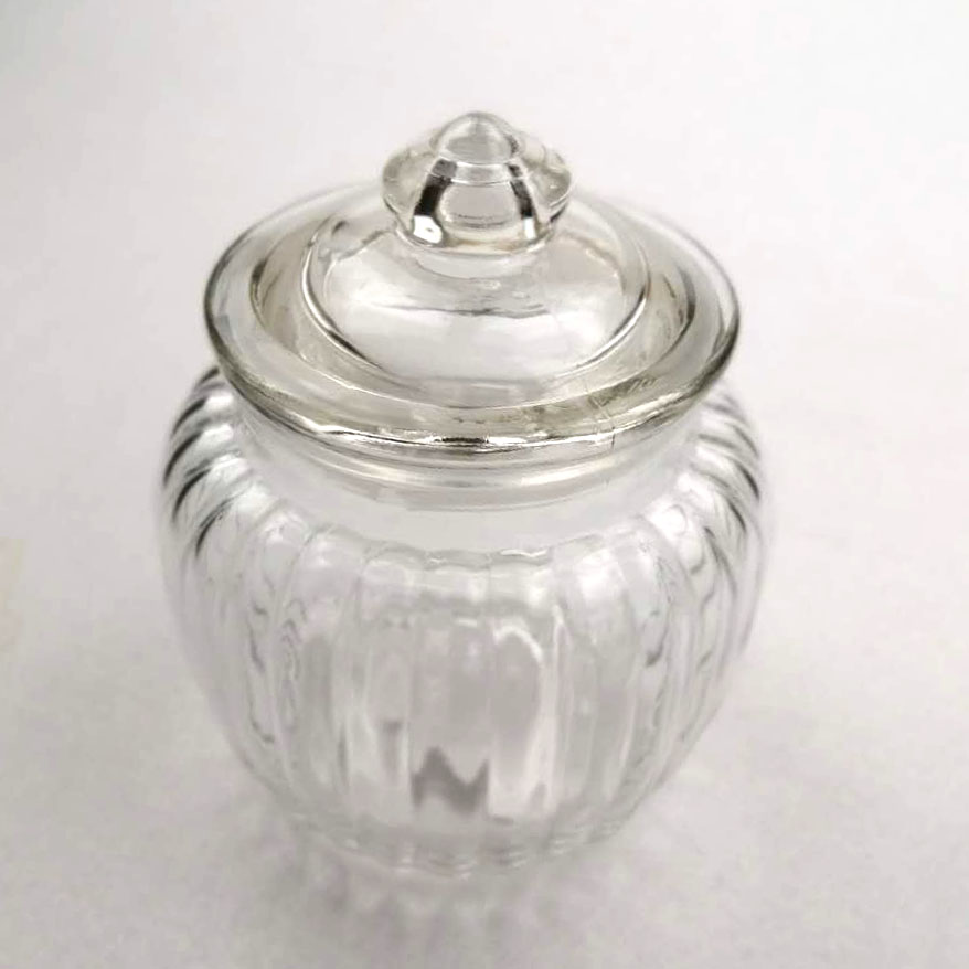 18oz and 33oz Kitchen Food Storage Pumpkin Glass Jar