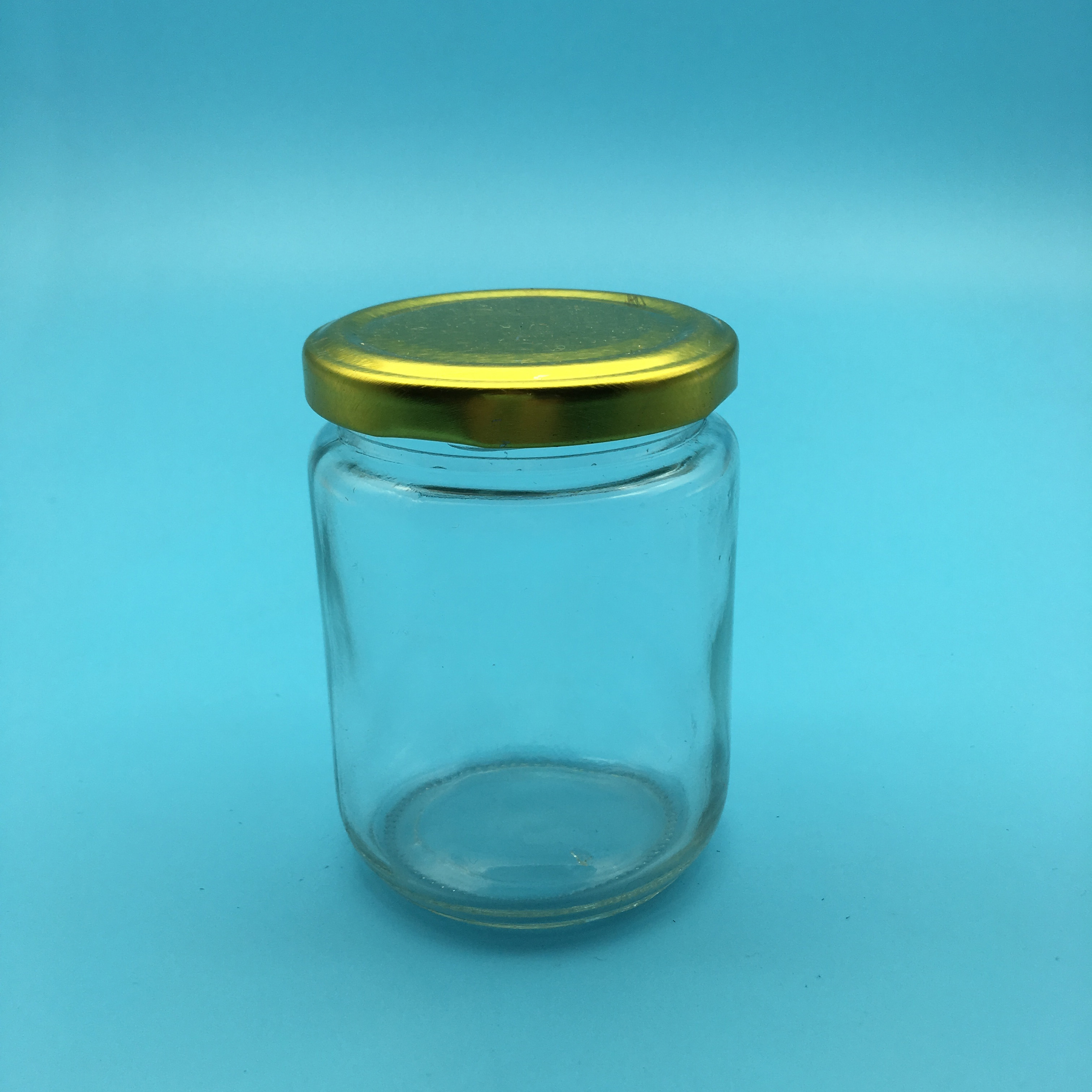 195ML Wholesale round canning jars with screw lids transparent empty bottle