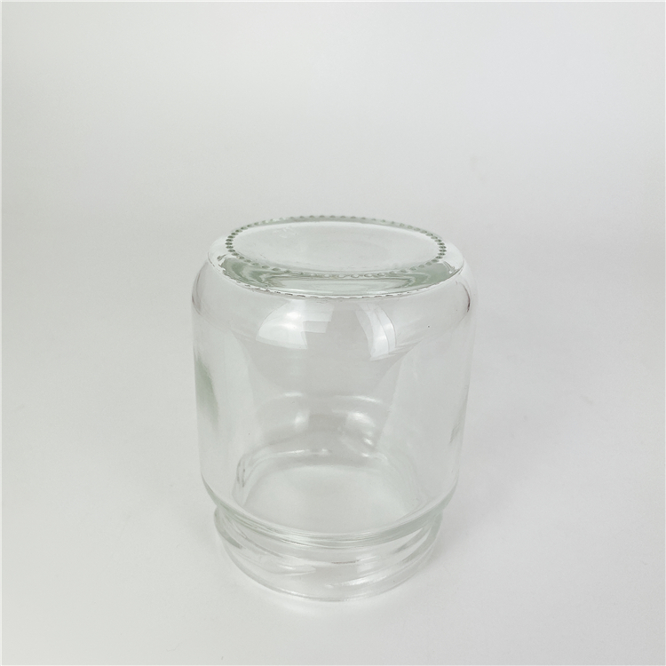 195ml 200ml 7oz jam guacamole peanut butter packaging glass jar with 63mm screw lid